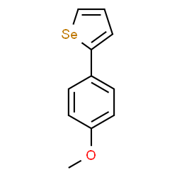 ChemSpider 2D Image | 2-(4-Methoxyphenyl)selenophene | C11H10OSe