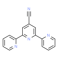 ChemSpider 2D Image | 2,2':6',2''-Terpyridine-4'-carbonitrile | C16H10N4