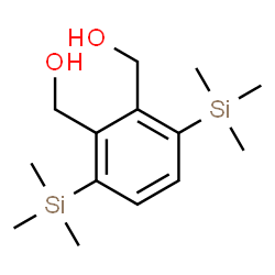 ChemSpider 2D Image | [3,6-Bis(trimethylsilyl)-1,2-phenylene]dimethanol | C14H26O2Si2