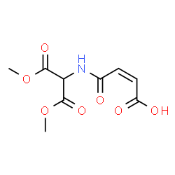 ChemSpider 2D Image | (2Z)-4-[(1,3-Dimethoxy-1,3-dioxo-2-propanyl)amino]-4-oxo-2-butenoic acid | C9H11NO7