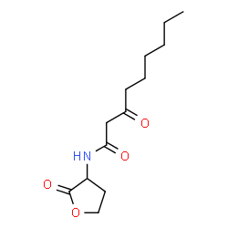 ChemSpider 2D Image | 3-Oxo-N-(2-oxotetrahydro-3-furanyl)nonanamide | C13H21NO4