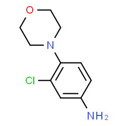 ChemSpider 2D Image | 3-Chloro-4-morpholinoaniline | C10H13ClN2O