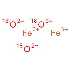 ChemSpider 2D Image | diferric oxygen(-2) anion | Fe218O3