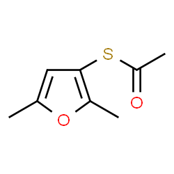 ChemSpider 2D Image | 2,5-Dimethyl-3-furanthiol acetate | C8H10O2S