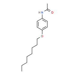 ChemSpider 2D Image | N-[4-(Octyloxy)phenyl]acetamide | C16H25NO2