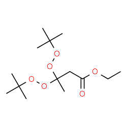 ChemSpider 2D Image | Ethyl 3,3-di(tert-butylperoxy)butyrate | C14H28O6