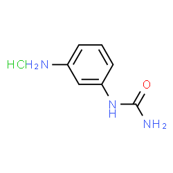 ChemSpider 2D Image | (3-Aminophenyl) -Urea Monohydrochloride | C7H10ClN3O