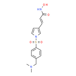 ChemSpider 2D Image | Resminostat | C16H19N3O4S