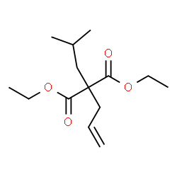 ChemSpider 2D Image | Diethyl allyl(isobutyl)malonate | C14H24O4