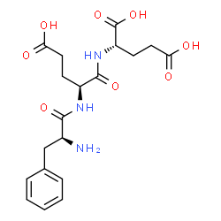ChemSpider 2D Image | L-Phenylalanyl-L-alpha-glutamyl-L-glutamic acid | C19H25N3O8