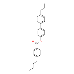 ChemSpider 2D Image | 4'-Propyl-4-biphenylyl 4-butylbenzoate | C26H28O2