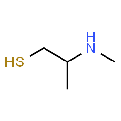 ChemSpider 2D Image | 2-(Methylamino)-1-propanethiol | C4H11NS