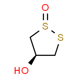 ChemSpider 2D Image | (4R)-1,2-Dithiolan-4-ol 1-oxide | C3H6O2S2
