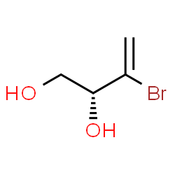 ChemSpider 2D Image | (2R)-3-Bromo-3-butene-1,2-diol | C4H7BrO2