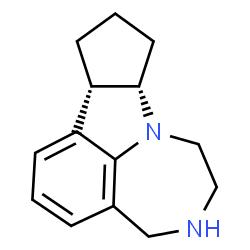 ChemSpider 2D Image | (7bS,10aS)-1,2,3,4,8,9,10,10a-Octahydro-7bH-cyclopenta[b][1,4]diazepino[6,7,1-hi]indole | C14H18N2