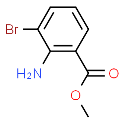 ChemSpider 2D Image | Methyl 2-amino-3-bromobenzoate | C8H8BrNO2