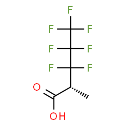 ChemSpider 2D Image | (2R)-3,3,4,4,5,5,5-Heptafluoro-2-methylpentanoic acid | C6H5F7O2