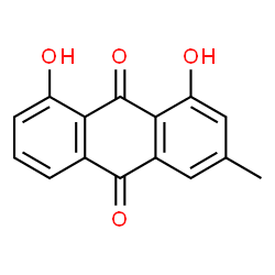 ChemSpider 2D Image | Chrysophanic acid | C15H10O4