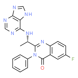 ChemSpider 2D Image | Acalisib | C21H16FN7O