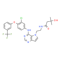ChemSpider 2D Image | TAK-285 | C26H25ClF3N5O3