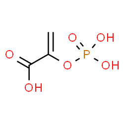 ChemSpider 2D Image | Phosphoenolpyruvic acid | C3H5O6P