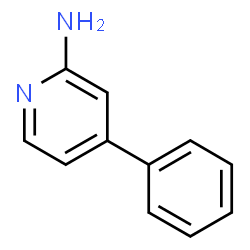 ChemSpider 2D Image | 4-phenylpyridin-2-amin | C11H10N2