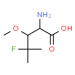 ChemSpider 2D Image | 2-Amino-4-fluoro-3-methoxy-4-methylpentanoic acid (non-preferred name) | C7H14FNO3