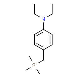 ChemSpider 2D Image | N,N-Diethyl-4-[(trimethylsilyl)methyl]aniline | C14H25NSi