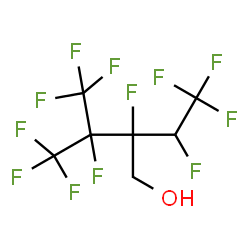 ChemSpider 2D Image | 2,3,4,4,4-Pentafluoro-2-(1,2,2,2-tetrafluoroethyl)-3-(trifluoromethyl)-1-butanol | C7H4F12O