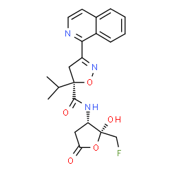 ChemSpider 2D Image | Nivocasan | C21H22FN3O5