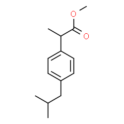 ChemSpider 2D Image | Ibuprofen methyl ester | C14H20O2