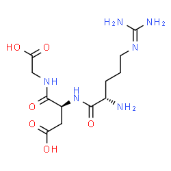 ChemSpider 2D Image | N~5~-(Diaminomethylene)-L-ornithyl-L-alpha-aspartylglycine | C12H22N6O6