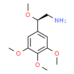 ChemSpider 2D Image | (2R)-2-Methoxy-2-(3,4,5-trimethoxyphenyl)ethanamine | C12H19NO4