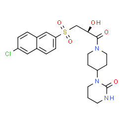 ChemSpider 2D Image | Letaxaban | C22H26ClN3O5S