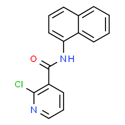 ChemSpider 2D Image | 2-Chloro-N-(1-naphthyl)nicotinamide | C16H11ClN2O