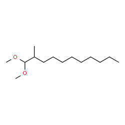 ChemSpider 2D Image | 1,1-Dimethoxy-2-methylundecane | C14H30O2