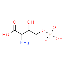 ChemSpider 2D Image | 4-(Phosphonooxy)threonine | C4H10NO7P