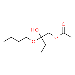 ChemSpider 2D Image | 2-Butoxy-2-hydroxybutyl acetate | C10H20O4