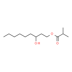 ChemSpider 2D Image | 3-hydroxynonyl isobutyrate | C13H26O3