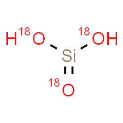 ChemSpider 2D Image | (~18~O_3_)Silicic acid | H218O3Si