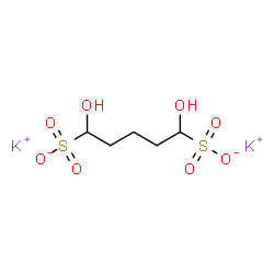 ChemSpider 2D Image | Dipotassium 1,5-dihydroxy-1,5-pentanedisulfonate | C5H10K2O8S2