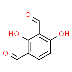 ChemSpider 2D Image | 2,4-Dihydroxyisophthalaldehyde | C8H6O4
