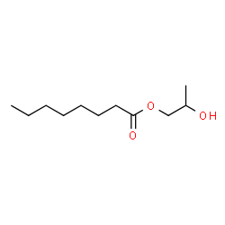 ChemSpider 2D Image | 2-Hydroxypropyl octanoate | C11H22O3
