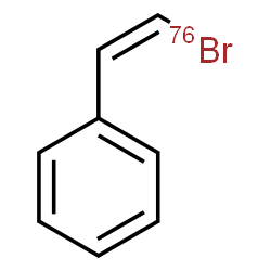 ChemSpider 2D Image | [(Z)-2-(~76~Br)Bromovinyl]benzene | C8H776Br
