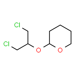ChemSpider 2D Image | 2-[(1,3-Dichloro-2-propanyl)oxy]tetrahydro-2H-pyran | C8H14Cl2O2