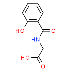 ChemSpider 2D Image | Salicyluric acid | C9H9NO4