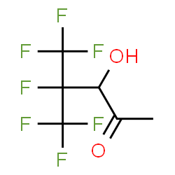 ChemSpider 2D Image | 4,5,5,5-Tetrafluoro-3-hydroxy-4-(trifluoromethyl)-2-pentanone | C6H5F7O2