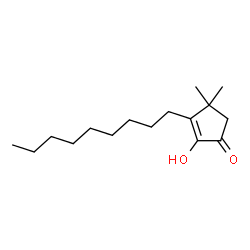 ChemSpider 2D Image | 2-Hydroxy-4,4-dimethyl-3-nonylcyclopent-2-enone | C16H28O2