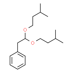 ChemSpider 2D Image | (2,2-bis(3-methylbutoxy)ethyl)benzene | C18H30O2