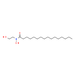 ChemSpider 2D Image | N-Hydroxy-N-(2-hydroxyethyl)hexadecanamide | C18H37NO3